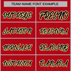 Red Black-White Raglan Full-Snap Varsity Letterman Jacket 3