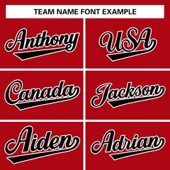 Red Black-White Raglan Full-Snap Varsity Letterman Jacket 5