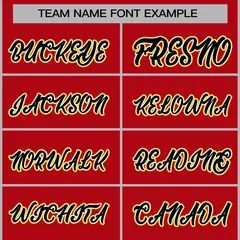 Red Black-White Raglan Full-Snap Varsity Letterman Jacket 5