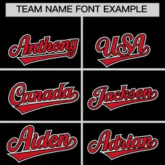 Red Black White Raglan Varsity Full-Snap Letterman Jacket 3