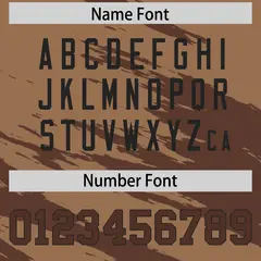 Red Brown Brown Scratch Pattern Authentic Football Jersey 4