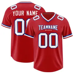 Red Classic American Football Jersey 1