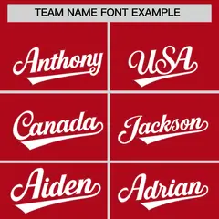 Red Classic Authentic Baseball Jersey 3