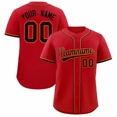 Red Classic Authentic Baseball Jersey 1