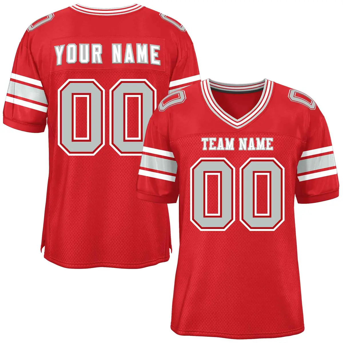 Red Classic Authentic Football Jersey