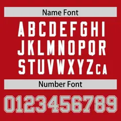 Red Classic Authentic Football Jersey 4