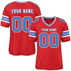 Red Classic Authentic Football Jersey