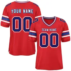 Red Classic Authentic Football Jersey