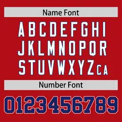 Red Classic Authentic Football Jersey 4