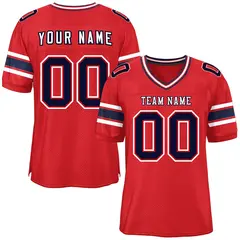 Red Classic Authentic Football Jersey 1