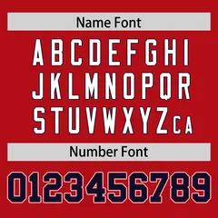 Red Classic Authentic Football Jersey 4