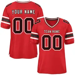 Red Classic Authentic Football Jersey 1