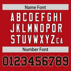 Red Classic Authentic Football Jersey 4