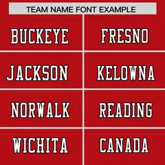 Red Classic Authentic Football Jersey 3