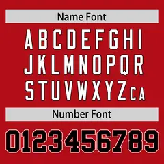 Red Classic Authentic Football Jersey 4