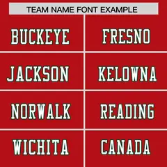 Red Classic Authentic Football Jersey 3
