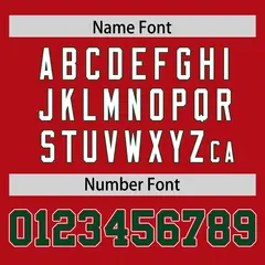 Red Classic Authentic Football Jersey 4