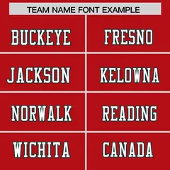 Red Classic Authentic Football Jersey 3