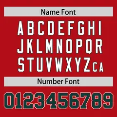 Red Classic Authentic Football Jersey 4