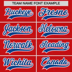 Red Classic Style Baseball Jersey Sports Uniform 6