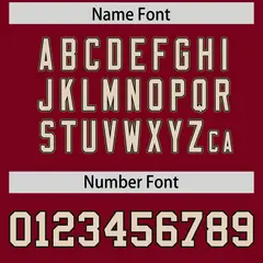Red Cream Retro Sleeve Line Authentic Football Jersey 4