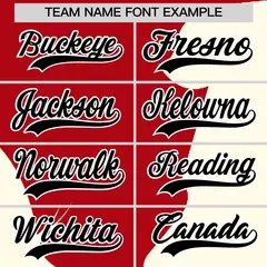 Red Cream Valentine's Day Couple Silhouettes Baseball Jersey 4
