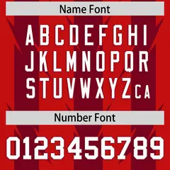 Red Crimson Razr Stripe Graffiti Pattern Flag Football Jersey 4