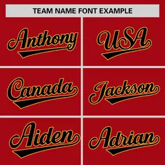 Red Gold Color Block Raglan Varsity Letterman Jacket 3