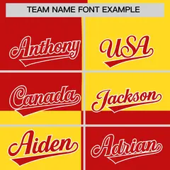 Red Gold Four Squares Color Block Varsity Letterman Jacket Hoodie 5
