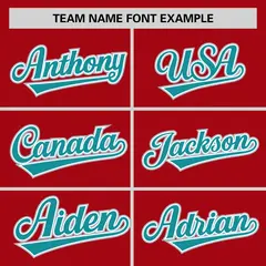 Red Gray-Aqua Varsity Raglan Sleeves Letterman Bomber Jacket 3