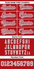 Red Gray Cincinnati City Nightscape Baseball Jersey 3