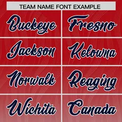 Red Gray Gradient Outdoor Authentic Football Jersey 3