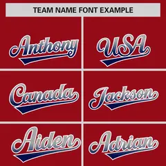 Red Gray-Royal Gradient Varsity Full-Snap Raglan Baseball Jacket 3