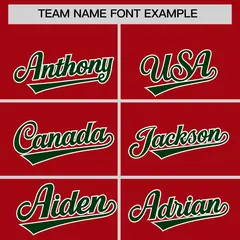 Red Green American Flag Varsity Raglan Letterman Bomber Jacket 3