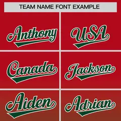 Red Green Gradient Letterman Varsity Jacket Hoodie 5