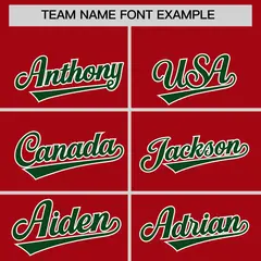 Red Green K-Ribbon Raglan Color Block Varsity Letterman Jacket 3