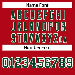 Red Green-White Raglan Sleeves Varsity Letterman Jacket 4