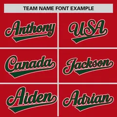 Red Green Zebra Graffiti Authentic Baseball Jersey 3