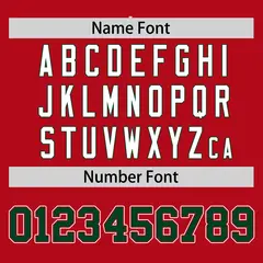 Red Green Zebra Graffiti Authentic Baseball Jersey 4