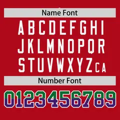 Red Kelly Green-Purple Gradient Font Side Baseball Jersey 4