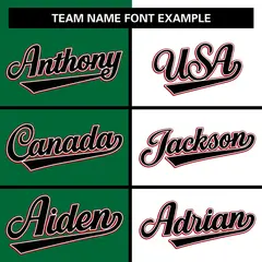 Red Kelly Green White-Black Color Block Varsity Full-Snap Baseball Jacket 5