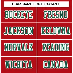 Red Kelly Green-White Football Jersey 3