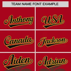 Red Light Brown Graffiti Bossinia Style Baseball Jersey 3