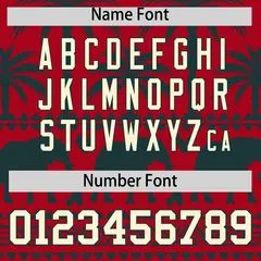 Red Midnight Green Graffiti Bossinia Style Baseball Jersey 4
