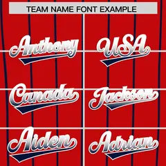 Red Minnesota-Twins City Silhouette Baseball Jersey 3