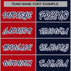 Red Navy-Navy Two Tone Split Varsity Full-Snap Letterman Jacket 5