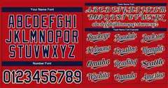 Red Navy-Old Gold Classic Authentic Baseball Jersey 3