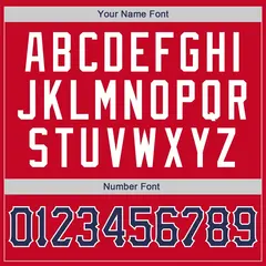 Red Navy-Red Classic Sets Basketball Jersey 4