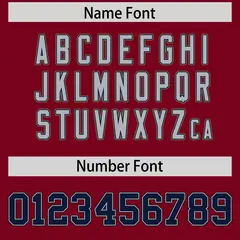 Red Navy Retro Sleeve Line Authentic Football Jersey 4