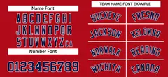 Red Navy-White Classic Authentic Baseball Jersey 3
